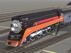 kuid2:59906:4449:1> USA SP Class GS-4 Steam Engine - kuid base